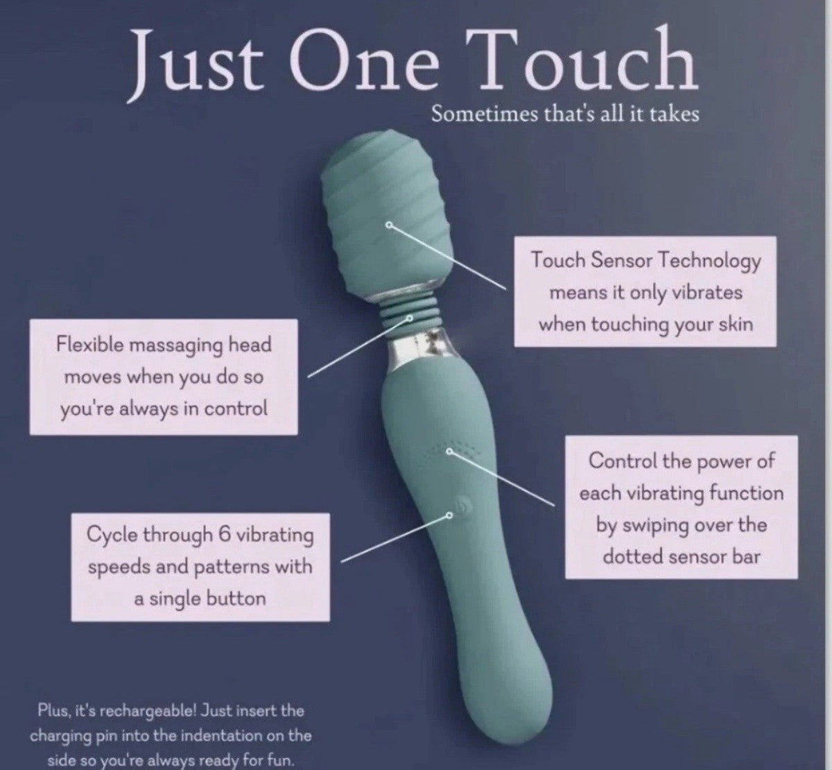 Just One Touch Massage Wand