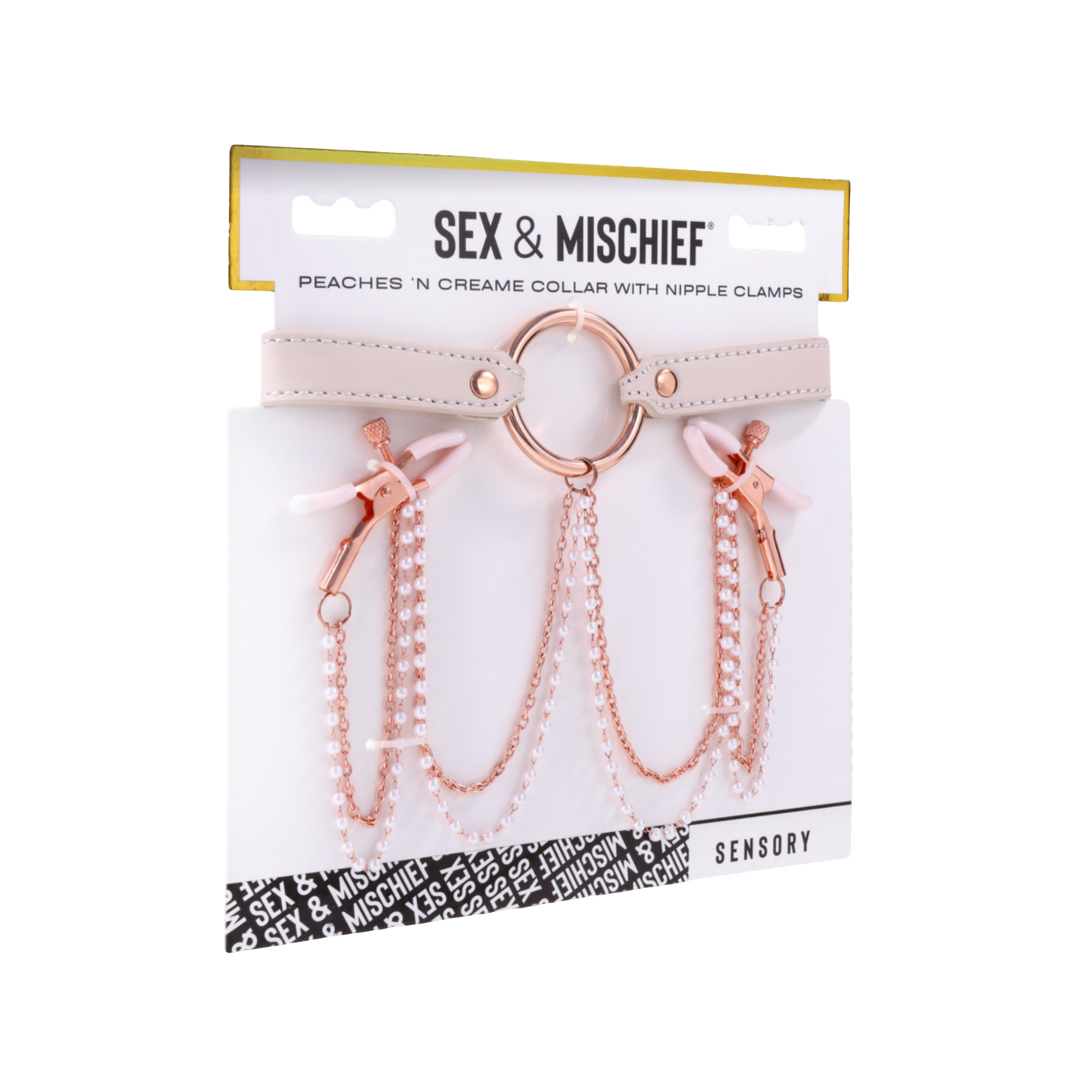 Peaches 'n CreaMe Collar with Nipple Clamps