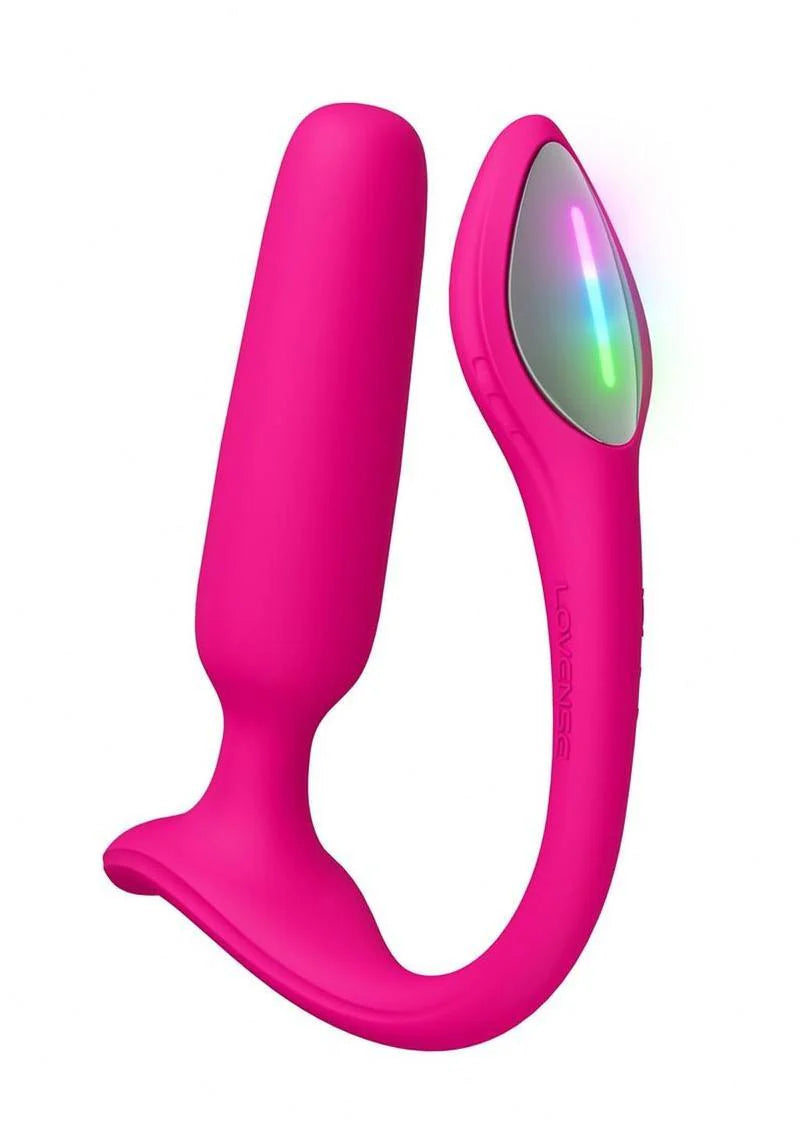 App Compatible Silicone Vibrating Light Up Anal Plug