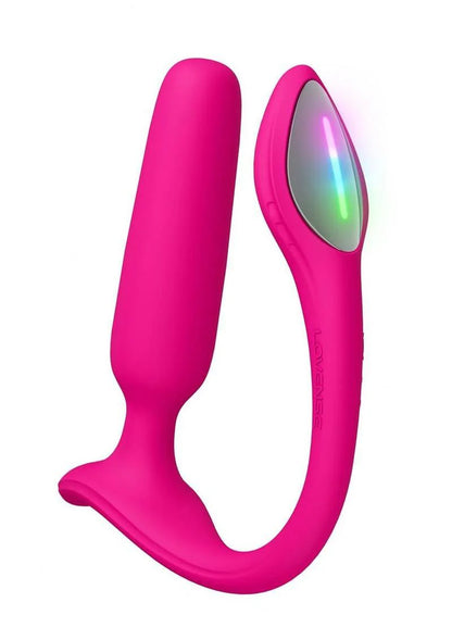 App Compatible Silicone Vibrating Light Up Anal Plug