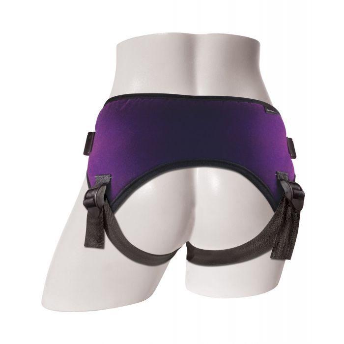 Purple Strap-On Harness