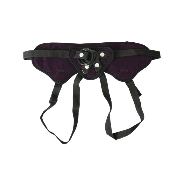Purple Strap-On Harness