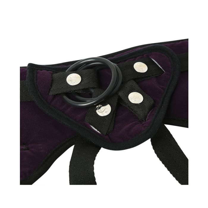 Purple Strap-On Harness
